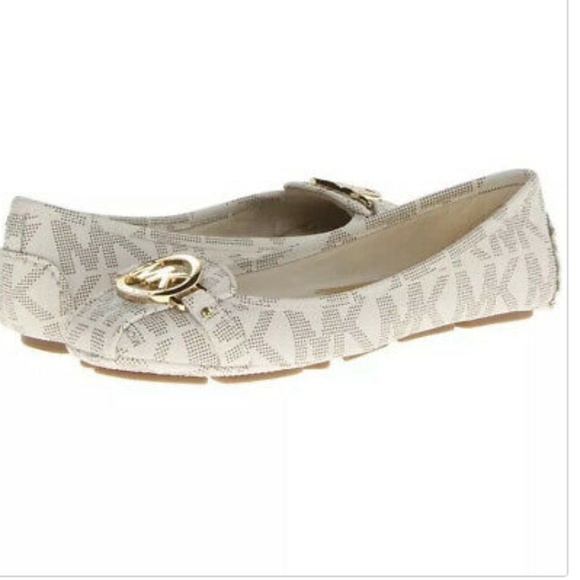 michael kors logo flats